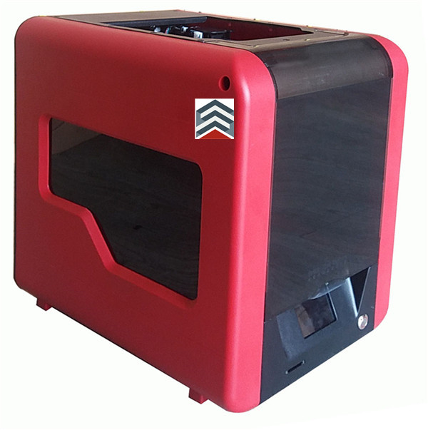 安雄智能科技3D打印机D150  桌面级高清度3D打印机 红色