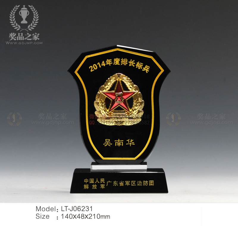 光荣退役纪念品，部队联谊会礼品，部队表彰奖牌，警校授勋奖牌