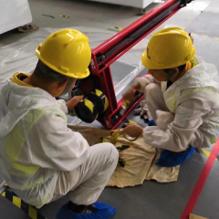 明通集团为机械焊装线设备安装服务项目
