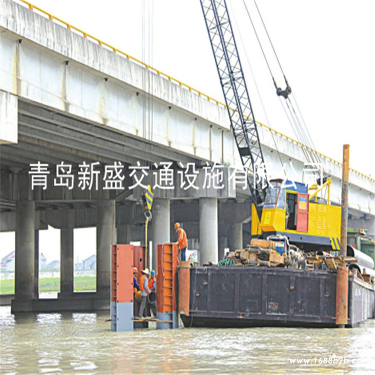 青岛新盛定制加工钢制桥梁防撞保护块