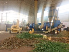 黑麦草如何加工存放 新鲜牧草烘干打包一体机产能价格 郑州鼎力