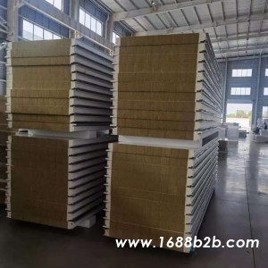 黑龙江今日出售 双面金属防腐聚氨酯岩棉夹芯板