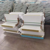 江苏盐城工厂直销 100*900型防水保温聚氨酯岩棉屋面板