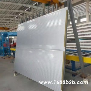 安徽滁州工厂销售 800mm宽横装式聚氨酯岩棉夹芯板