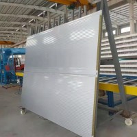 安徽滁州工厂销售 800mm宽横装式聚氨酯岩棉夹芯板